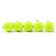 Cargo Cheburashka painted collapsible Yaman 5 pcs., 52 g, yellow