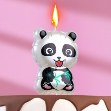 Candle in the cake on the skewer 