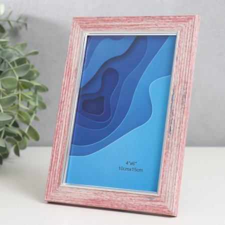 Photo frame plastic 10x15 cm "Elegy Rose" Silver Inner stroke 17.2x12.2 cm-1