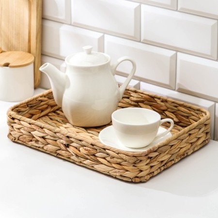 Basket for serving the shade "Kamysh", 32 × 24 × 5.5 cm, from straw-1