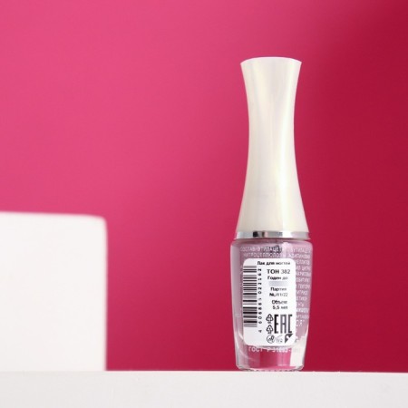 Nail polish jeanmishel tone 382 lilac-beige, 5.5 ml-1