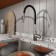 MILARDO MEAL M01SB2FM05 kitchen mixer, pouring 200mm, flexible spout and shower nozzle, chrome 101