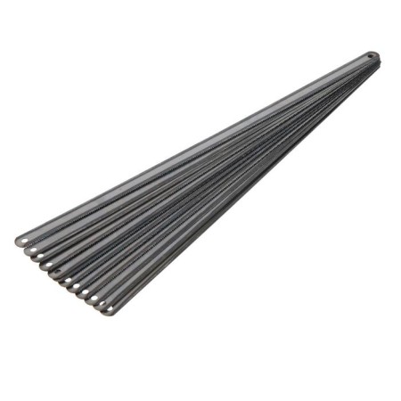 Fabric for hacksaws for metal scrap, 18 tpi, hot tooth, 300 mm, 12 pcs.