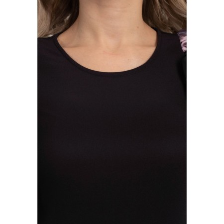 Female dress, size 42, black color, pink-1
