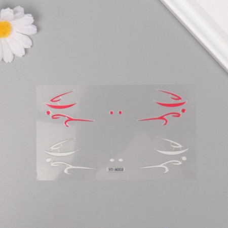 Plastic sticker on the face "Arrows. Wind" 13x13.5 cm-1