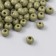 Beads for creativity wood "moss" d-0.8 cm, set of 20 g