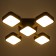 Lamp 35449/5 LED 120W 3000-6000K Black 62x62x11.5 cm Bayerlux
