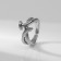 Ring Metal "Trend" nail, color silver, dimensionless