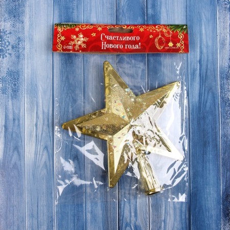 Top "Star Shine volume" 16x14 cm, gold-1