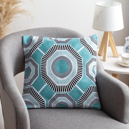Decorative pillowcase 40x40 cm, circle min, 100% cotton-1