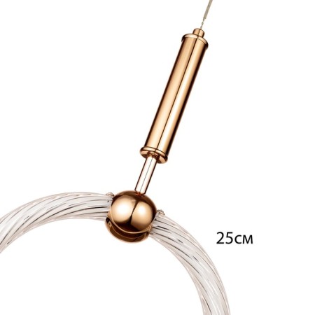 Lamp Bayerlux "Vando" LED 26W gold 24x4.5x44.5 cm-8