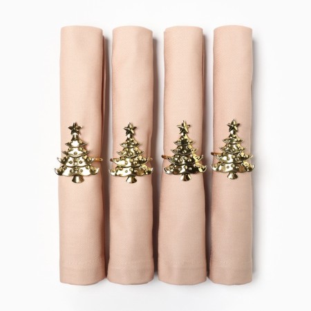 A set of napkins with a decorative. Rings Ethel festive table 40x40 cm - 4 pcs, 100%HL.-2