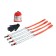 Anti-Square circuits "All-terrain vehicle L-5", SUV, from 235 to 285 mm, gloves, 4 pcs