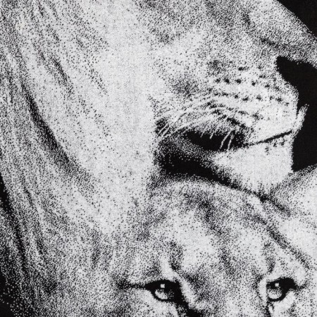 Tenle Ethel "Lions" 70x130 cm, 100% cotton, 420 g/m2-1