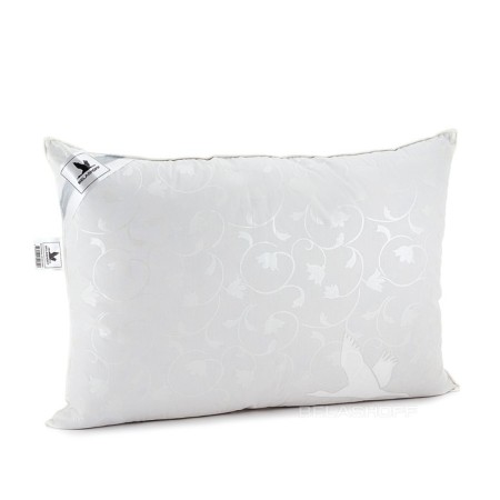 High pillow Belshoff classic, mix, size 68 x 68 fluff 50%, feather 50%, tic-2