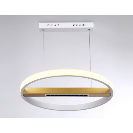 LED LED suspension with Ambrella Light, Linetech, FL51488, LED, 62 W, ​​4650LUM, 3000-6400K, gold, gold-2