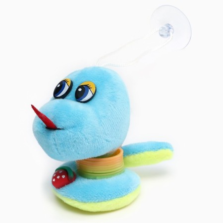 Soft toy "Snake with a spring" on a suspension, 9 cm, color mix-7