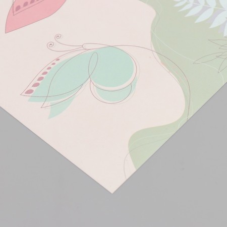 Scrapbooking paper bilateral "tenderness of spring" density 180 grams set 10 pcs 15.5x17 cm 1071-4