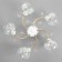 Jamma chandelier 5xe27 40W white-gold 60x60x25 cm Bayerlux