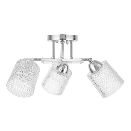 Ceiling chandelier "Amis" E27 3x40W chrome 47x47x22cm-4
