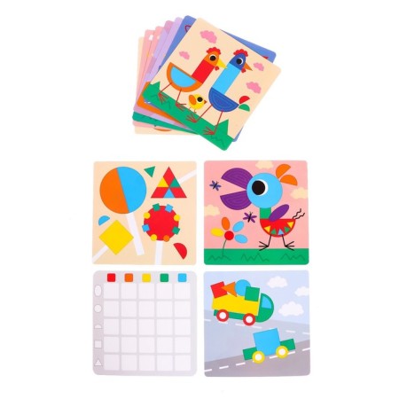Developing set of "numbers, shapes and colors"-1