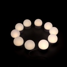 A set of LED lamps for illuminating the mirror, 10pcs, controller, from USB, 3000 - 6500k