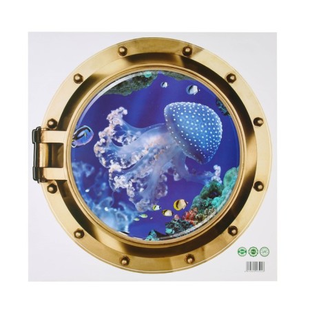 Stick 3D interior jellyfish in Iluminator 50*50cm