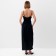Women's dress Midy Minaku: Casual Collection Black Black, Rr. 46