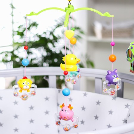 Musical mobile "Gingerbread house. A little animals-beasts "-4