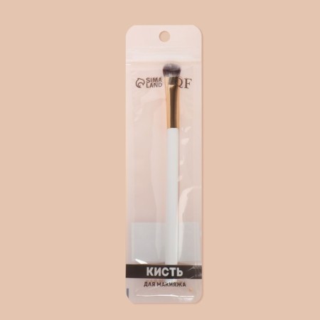 Make-up brush "White", 17.5 (+/- 1) cm, white color-6