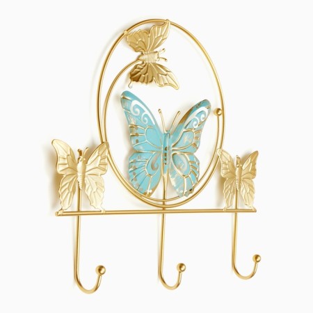Wall metal hooks "butterflies", 24.5 x 27 x 3 cm, load up to 3 kg-1