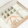 Casket to the leatherette for jewelry "Hamptons" beige 5.5x27x18 cm