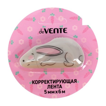 Correcting tape 5 mm x 6 m, Devente Rabbit, Gray