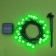 Garland “thread” 4.5 m with nozzles “balls”, IP44, dark thread, 30 LED, green glow, 2 modes, solar battery
