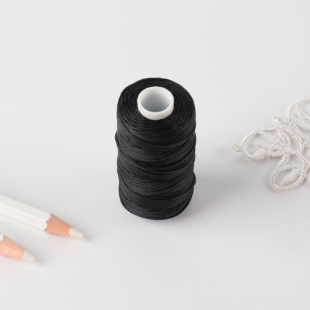 The threads are waxed, flat, 210d/16, 1 mm, 50 ± 2 m, black color-2