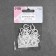 Ring for Roman curtains, connective, d = 14 mm, 20 pcs, white color
