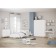 Covereign cabinet "Line", 450 × 372 × 450 mm, white color / oak craft gray