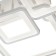 Ceiling light ESCADA, 10286/8LED. 1x240W, LED, 15802LM, 3000-6500K, 980x790x145 mm, white color