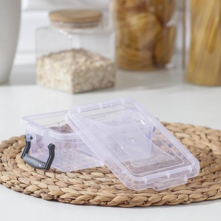 Rectangular lunch box, 2 compartments, 16.5 × 11 × 6 cm-1