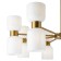 Suspended lamp Freya Fr5203PL-16BS Savia, 860x860x510 mm, E27, 16x60W, brass color