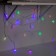 Garland “thread” 5 m with nozzles “stars”, ip20, transparent thread, 20 LED, glow of multi (RG/RB), blinking, 220 V