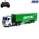 Radio controlled truck "containers", scale 1:48, light, works from the battery
