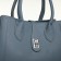 Women's bag with zipper, Textura, average size, blue color