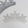 Harvesting for creativity "Crown", color graphite, 18 cm (set 2 pcs)