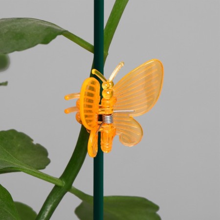 Clips for plants "Butterfly", set of 10 pcs., Mix