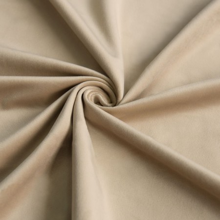 Set of curtains "velvet", size 2x145x270 cm, sand color-2