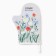 Set of kitchen. Dolyana "Field Flowers": mittens 20x28 cm, severity 17x17 cm, 35% HL, 65% PE
