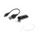 Bluetooth headset for the phone, W-49, wireless, ear mount, black