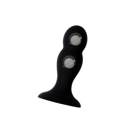 Anal sleeve Erotist Hidro M, silicone, black color, 10.5 cm-1
