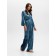 Female set (jacket, trousers) KAFTAN VELVET 52-54, blue